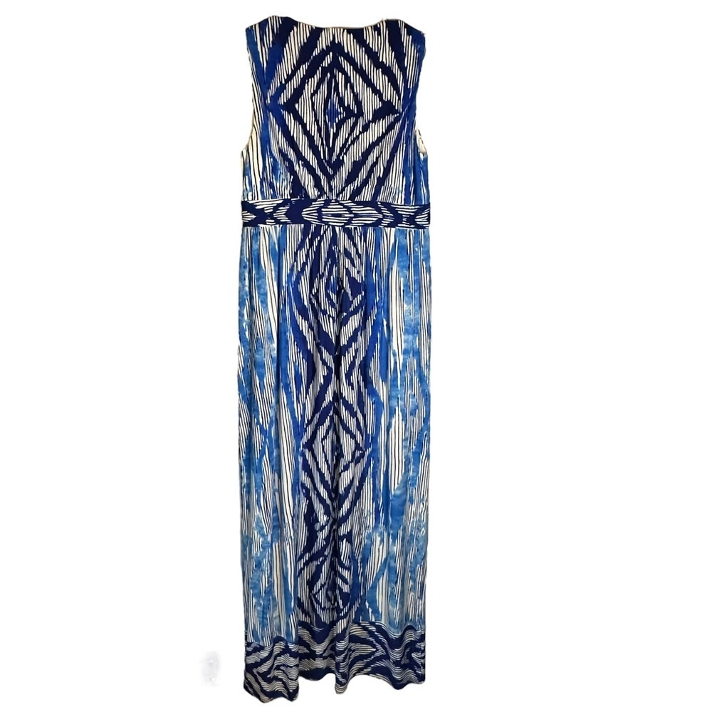 Chico's Blue Haze‎ Bonnie Maxi Dress #570046072 Vanity Size 1/US Medium - Picture 7 of 12